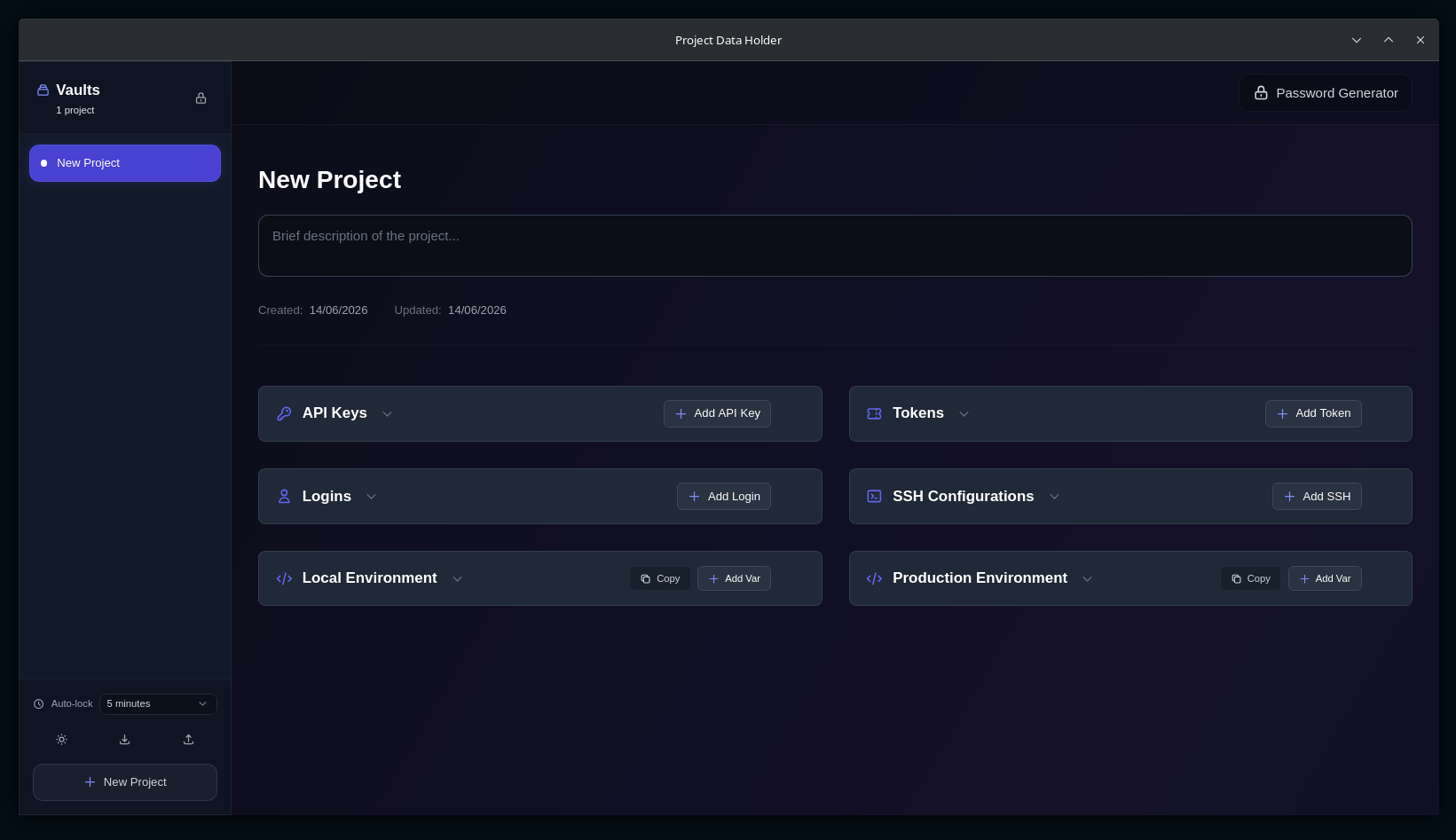 Dotvault desktop app